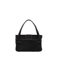 Sac bandoulière en cuir noir Jacquemus