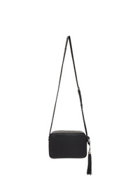 Sac bandoulière en cuir noir Saint Laurent