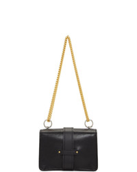 Sac bandoulière en cuir noir Chloé