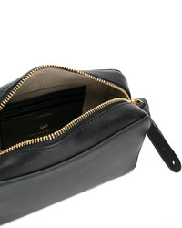 Sac bandoulière en cuir noir Anya Hindmarch