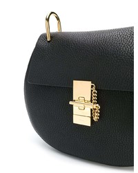 Sac bandoulière en cuir noir Chloé