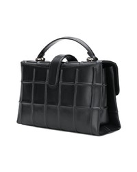 Sac bandoulière en cuir noir Rodo