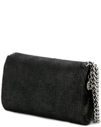 Sac bandoulière en cuir noir Stella McCartney