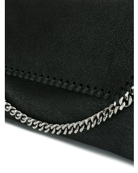 Sac bandoulière en cuir noir Stella McCartney