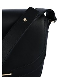 Sac bandoulière en cuir noir Tila March