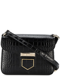 Sac bandoulière en cuir noir Givenchy