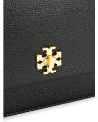 Sac bandoulière en cuir noir Tory Burch