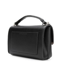 Sac bandoulière en cuir noir Calvin Klein Jeans