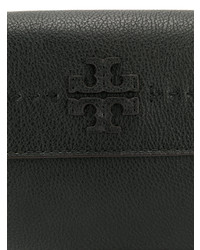 Sac bandoulière en cuir noir Tory Burch