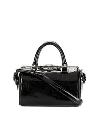 Sac bandoulière en cuir noir Misbhv