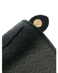 Sac bandoulière en cuir noir Zanellato