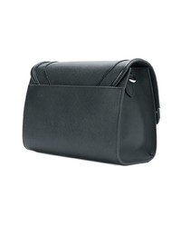 Sac bandoulière en cuir noir Karl Lagerfeld