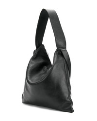 Sac bandoulière en cuir noir No/An