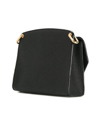 Sac bandoulière en cuir noir Bally