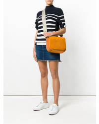 Sac bandoulière en cuir orange Anya Hindmarch