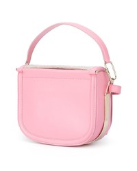 Sac bandoulière en cuir rose Olympia Le-Tan