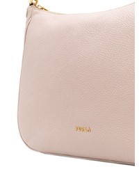 Sac bandoulière en cuir rose Furla