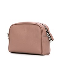 Sac bandoulière en cuir rose Philippe Model