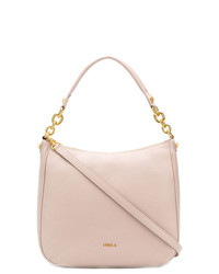 Sac bandoulière en cuir rose Furla