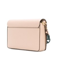 Sac bandoulière en cuir rose Tory Burch