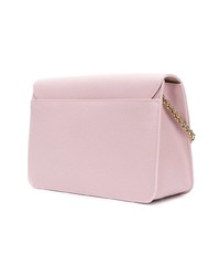 Sac bandoulière en cuir rose Furla