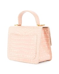 Sac bandoulière en cuir rose Rula Galayini