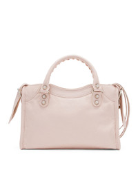 Sac bandoulière en cuir rose Balenciaga