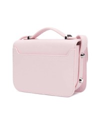 Sac bandoulière en cuir rose Alexander McQueen