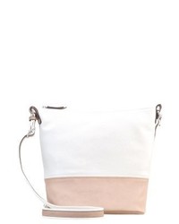 Sac bandoulière en cuir rose Tom Tailor
