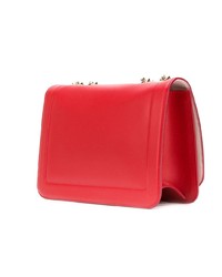 Sac bandoulière en cuir rouge Salvatore Ferragamo