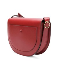 Sac bandoulière en cuir rouge Victoria Beckham