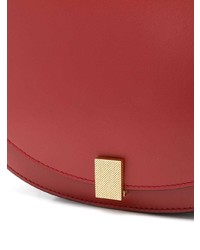 Sac bandoulière en cuir rouge Victoria Beckham