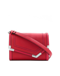 Sac bandoulière en cuir rouge Karl Lagerfeld