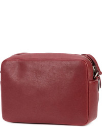 Sac bandoulière en cuir rouge Saint Laurent