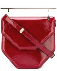 Sac bandoulière en cuir rouge M2Malletier