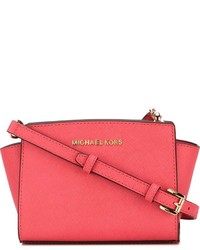 Sac bandoulière en cuir rouge MICHAEL Michael Kors