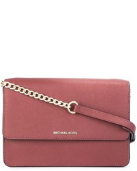 Sac bandoulière en cuir rouge MICHAEL Michael Kors