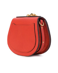 Sac bandoulière en cuir rouge Chloé