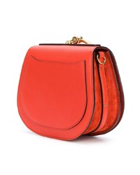 Sac bandoulière en cuir rouge Chloé