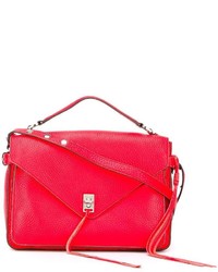 Sac bandoulière en cuir rouge Rebecca Minkoff