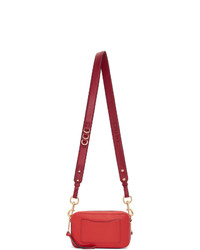 Sac bandoulière en cuir rouge Marc Jacobs