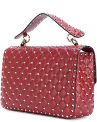 Sac bandoulière en cuir rouge Valentino Garavani