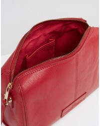 Sac bandoulière en cuir rouge Urban Code