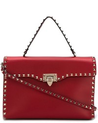 Sac bandoulière en cuir rouge Valentino Garavani