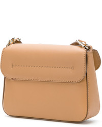 Sac bandoulière en cuir tabac Givenchy