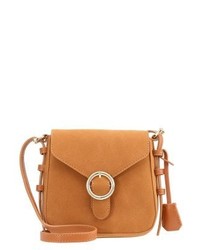 Sac bandoulière en cuir tabac Only