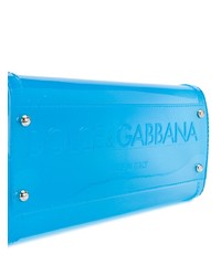 Sac bandoulière en cuir turquoise Dolce & Gabbana