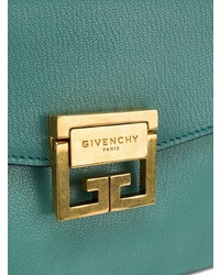 Sac bandoulière en cuir turquoise Givenchy