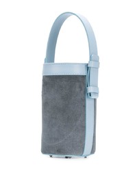 Sac bandoulière en daim bleu clair Nico Giani