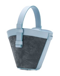 Sac bandoulière en daim bleu Nico Giani